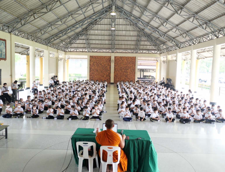 วันที่ 23 พฤษภาคม 2566  โรงเรียนสามัคคีวิทยา กลุ่มสาระสังคมศึกษา ศาสนาและวัฒนธรรม จัดโครงการอบรมคุณธรรม จริยธรรมนักเรียน ระดับชั้นประถมศึกษาปีที่ 1-3