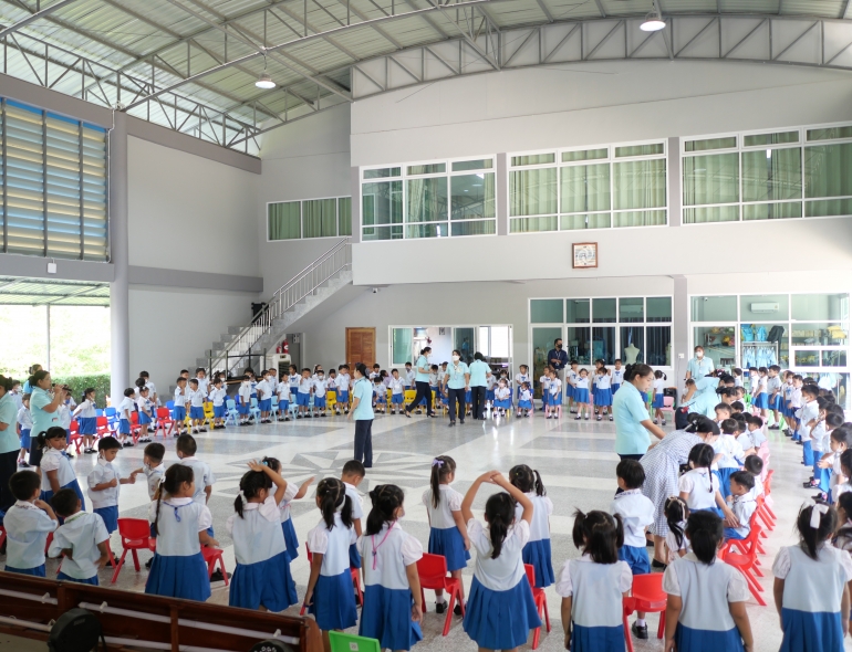 วันที่ 16 และ 18 พฤษภาคม 2566 ระดับปฐมวัย จัดกิจกรรมสานสัมพันธ์ครูและนักเรียน