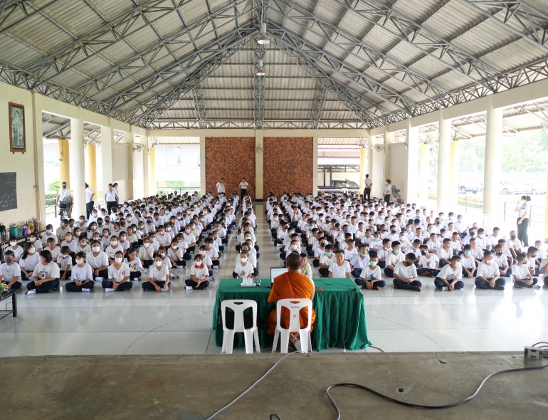 วันที่ 22 พฤษภาคม 2566  โรงเรียนสามัคคีวิทยา กลุ่มสาระสังคมศึกษา ศาสนาและวัฒนธรรม จัดโครงการอบรมคุณธรรม จริยธรรมนักเรียน ระดับชั้นประถมศึกษาปีที่ 4-6